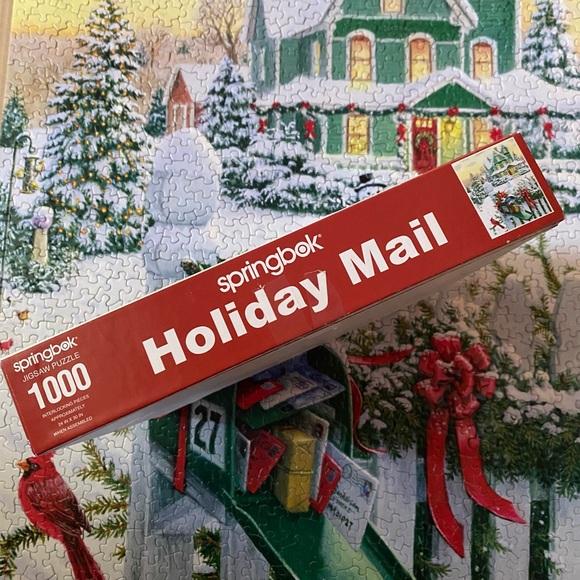 Springbok Holiday Mail Puzzle 1000 Piece Complete - Picture 7 of 12